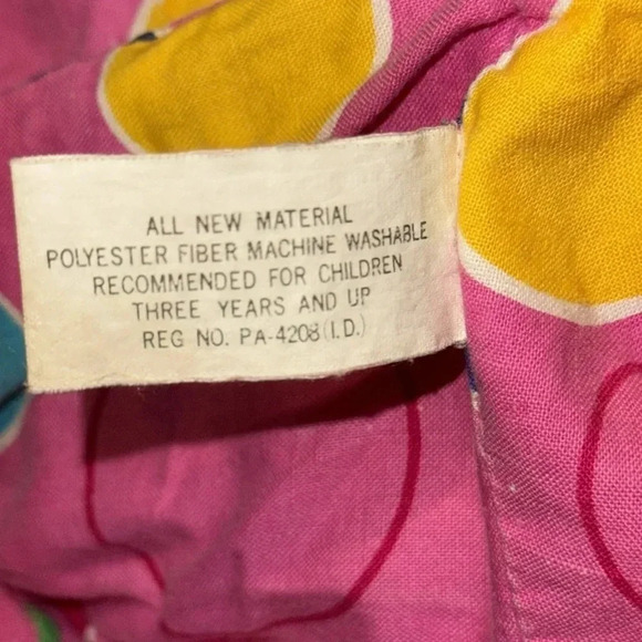 “NEW LOOKS” VTG VHTF Item980129 15” Stuff Animal Toy Elephant Circus Pink/Yellow - Picture 12 of 12